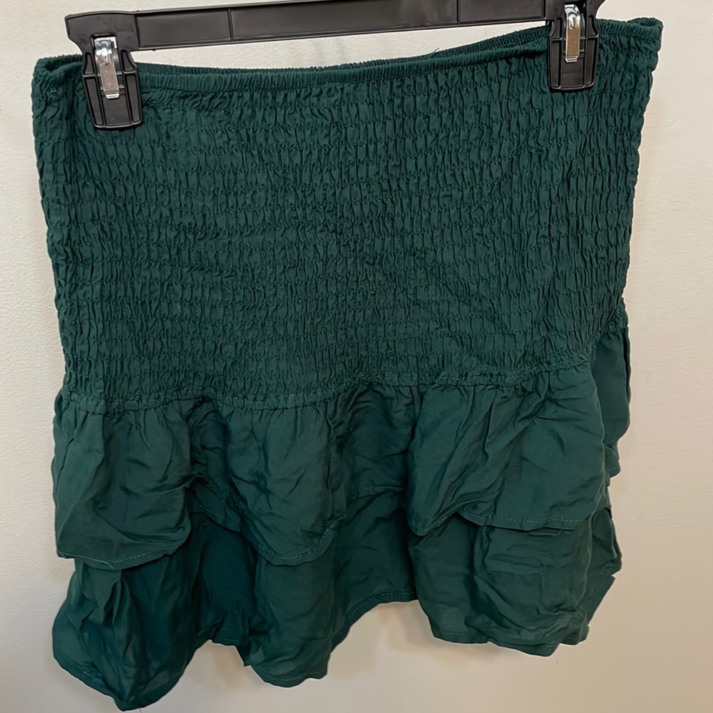 Green Frilly Skirt